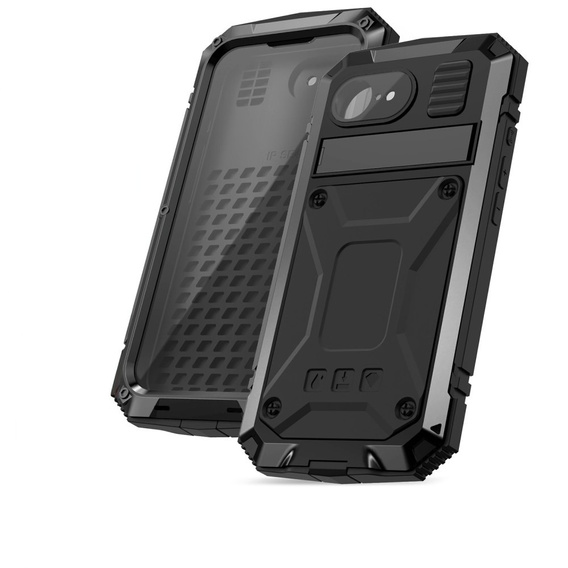 Husă blindată pentru iPhone 16E, R-JUST, negru