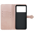 Cu clapetă pentru Xiaomi Poco X6 Pro 5G, Mandala, roz rose gold