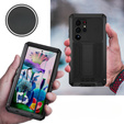 Husă blindată pentru Samsung Galaxy S23 Ultra, R-JUST CamShield Slide, negru