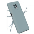 Husa pentru Xiaomi Redmi Note 9T 5G, Silicone Lite, gri lavanda