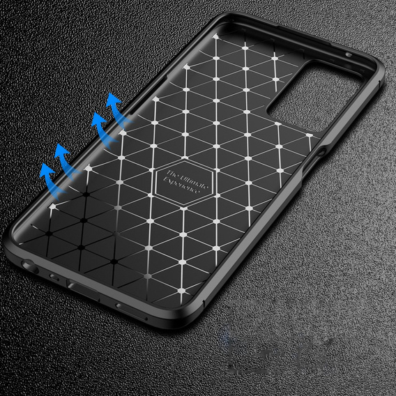 Huse pentru Realme 9i / Oppo A96 / Oppo A36, Carbon Gel, negru