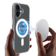 Husă pentru iPhone 17, pentru MagSafe, transparentă