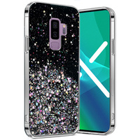 Huse pentru Samsung Galaxy S9+ Plus, Glittery, negru