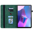 Huse pentru Lenovo Tab P11 Gen 2, Wallet Pen Slot, verde