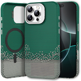 Carcasă pentru iPhone 16 Pro Max, cadru Kickstand, pentru MagSafe, Sand Green