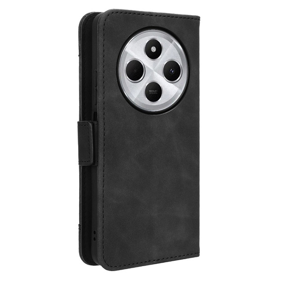Cu clapetă pentru Xiaomi Redmi 14C / Xiaomi Poco C75, Card Slot, negru