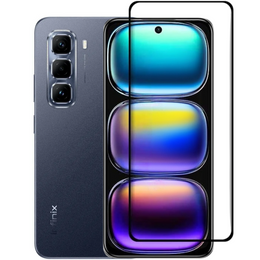 Sticlă călită 3D pentru Infinix Hot 50 Pro 4G, cadru negru