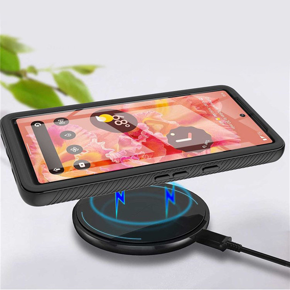 Carcasă pentru Google Pixel 7, Shockproof, cu folie, negru