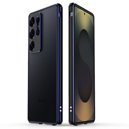 Husa LUPHIE pentru Samsung Galaxy S25 Ultra, Armor Bumper, negru