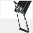 Carcasă portofel cu clapetă negru carbon pentru Samsung Galaxy Z Fold 7 5G