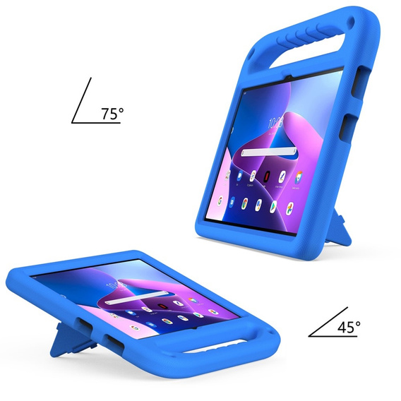 Husă pentru copii pentru Lenovo Tab M10 10.1 Gen 3, husă pentru copii cu mâner, albastru