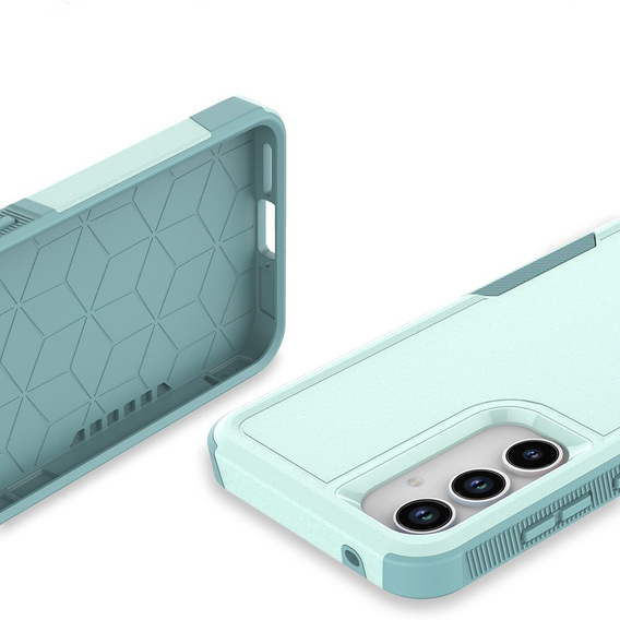 Husa blindată pentru Samsung Galaxy A56 5G, Dual Shockproof, verde