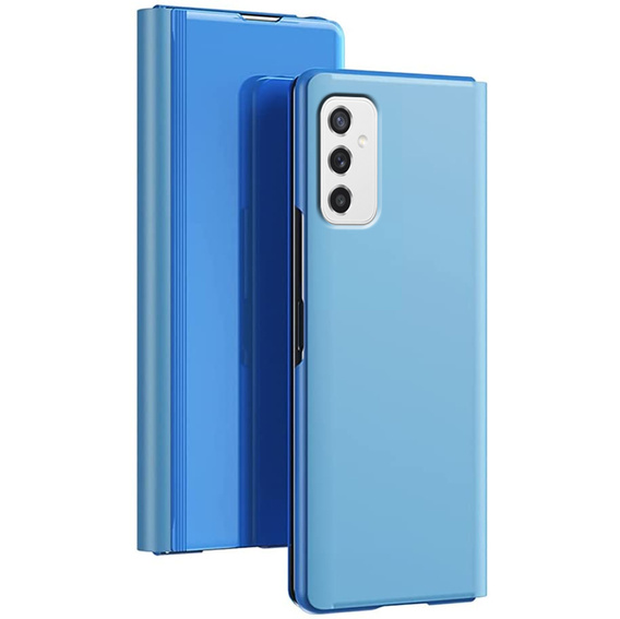 Huse pentru Samsung Galaxy M52 5G, Clear View, albastru deschis