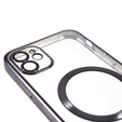 Husă pentru iPhone 11, Electro MagSafe, negru + Sticlă pentru ecran