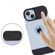 Husă ERBORD MagSafe Cam Slider, albastră + sticlă pentru ecran pentru iPhone 13 / iPhone 14