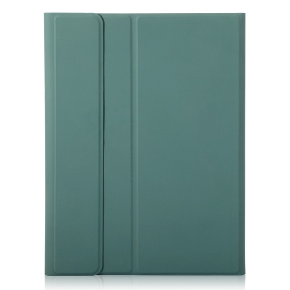 Carcasă + tastatură iPad 10.9 2022 10 Gen, TouchPad Pen Slot, verde închis