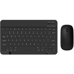 Carcasă + tastatură Apple iPad Pro 11" 5 gen. 2024, Leather Pen Slot TouchPad, negru