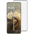Sticlă călită 3D pentru Motorola Edge 60 Pro, cadru negru