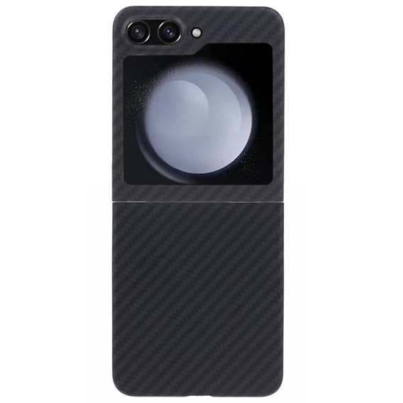 Husă pentru Samsung Galaxy Z Flip5 5G, Aramid Fiber Cover, negru