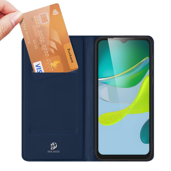 Dux Ducis Huse pentru Motorola Moto E13, Skinpro, albastru închis