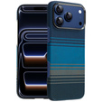 Husă pentru iPhone 17 Pro, fibră aramidică, pentru MagSafe, subțire și ușoară, albastră