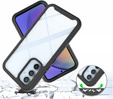 Carcasă pentru Samsung Galaxy A54 5G, Shockproof, cu folie, negru