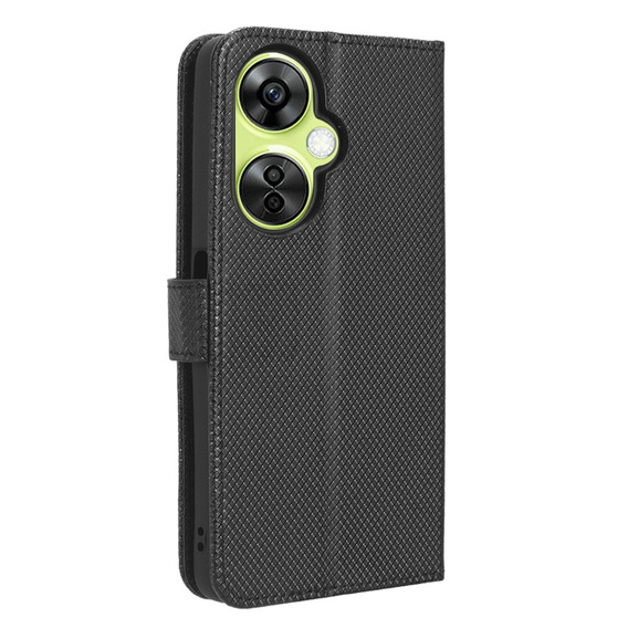 Cu clapetă pentru OnePlus Nord CE 3 Lite 5G, Wallet Smart Magnet, negru
