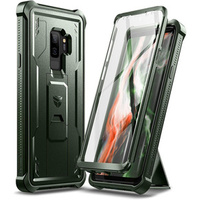 Husă blindată pentru Samsung Galaxy S9 Plus, Dexnor Full Body, verde