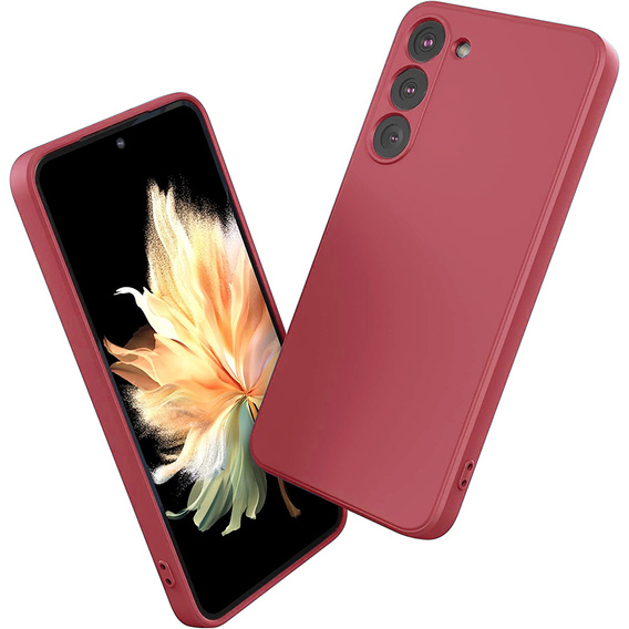 Husa pentru Samsung Galaxy S23 5G, Silicone Lite, roșu