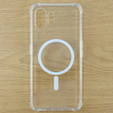 Husă pentru Nothing Phone 2, Fusion Hybrid Case, pentru MagSafe, transparentă