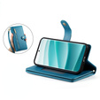 Cu clapetă pentru Xiaomi Redmi Note 14 Pro 5G / Poco X7 5G, Wallet Zipper Pocket, albastru