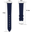 Curea din piele pentru Samsung Galaxy Fit 3, albastru