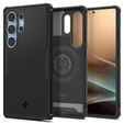 Carcasa Spigen pentru Samsung Galaxy S25 Ultra, Core Armor MagSafe, negru + 9H Tempered Glass