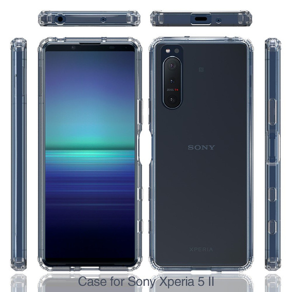 Huse pentru Sony Xperia 5 II, Fusion Hybrid, transparentă