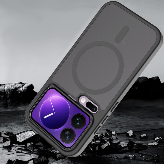 Husă Fusion Hybrid pentru MagSafe pentru Xiaomi 17 Pro, negru