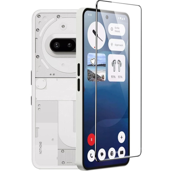 Sticlă călită 3D pentru Nothing Phone 3A, cadru negru