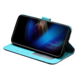 Cu clapetă pentru Xiaomi Redmi 13C / Poco C65, Wallet, Butterflies albastru