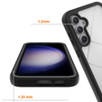 Carcasă pentru Samsung Galaxy A35 5G, Shockproof, cu folie, negru