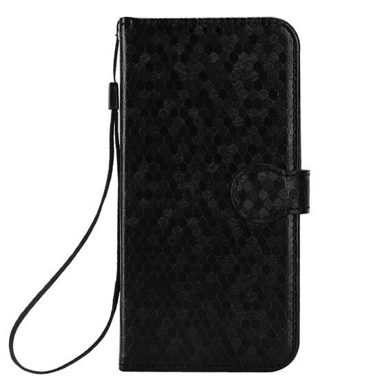 Husa cu clapetă pentru Oppo A5 5G / A5m, Wallet Rhombus, negru