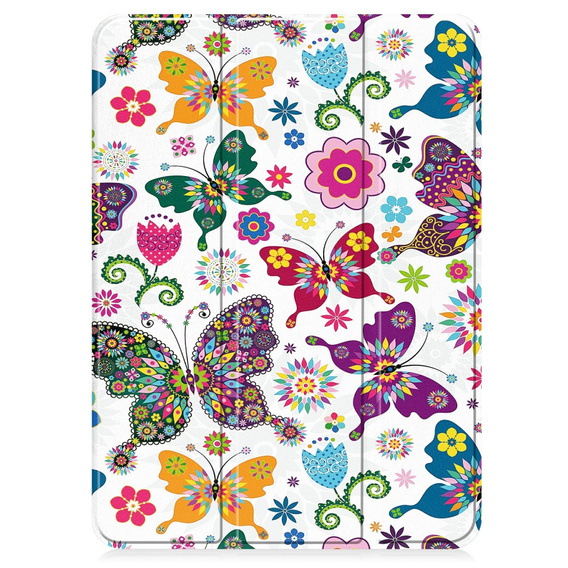 Husă pentru OnePlus Pad, Smartcase, Butterfly