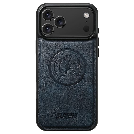 Husă flip 2 în 1 pentru iPhone 17 Pro Max, SUTENI, pentru MagSafe, albastru