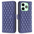 Cu clapetă pentru Infinix Hot 40i, Wallet, BINFEN COLOR, albastru