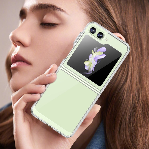 Huse pentru Samsung Galaxy Z Flip 5 5G, Fusion Hybrid, transparentă