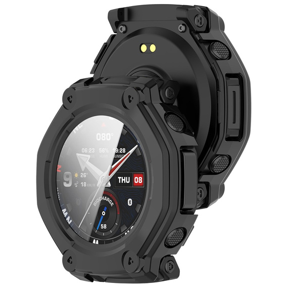 husă de protecție 2-în-1 + sticlă temperată pentru Amazfit T-Rex 3 Pro