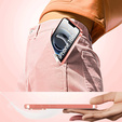 Husă pentru iPhone 16E, Electro MagSafe, roz + Sticlă pentru ecran