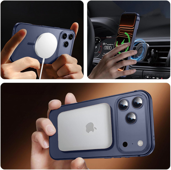 Carcasă metalică pentru MagSafe pentru iPhone 17 Pro Max