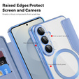 Husă RFID Wallet MagSafe Flip cu protecție pentru cameră pentru Samsung Galaxy S26, albastră