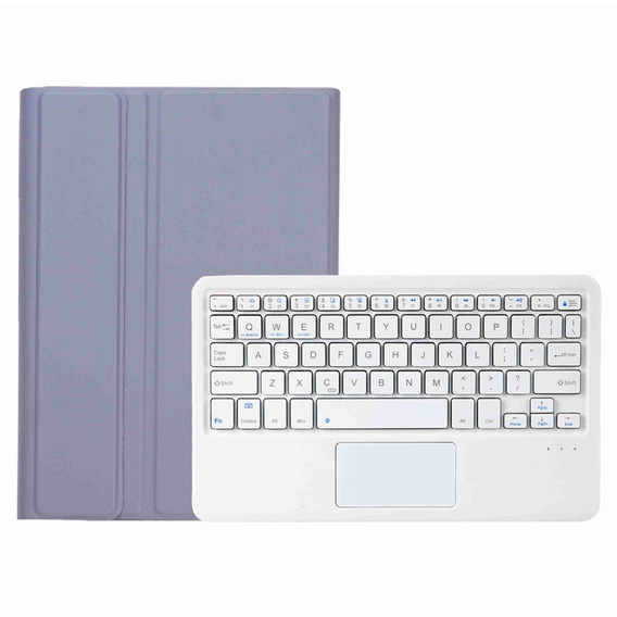 Carcasă + tastatură Samsung Galaxy Tab A8 10.5 X200 / X205, Touchpad, violet