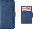 Cu clapetă pentru Xiaomi Redmi 13, Card Slot, albastru închis
