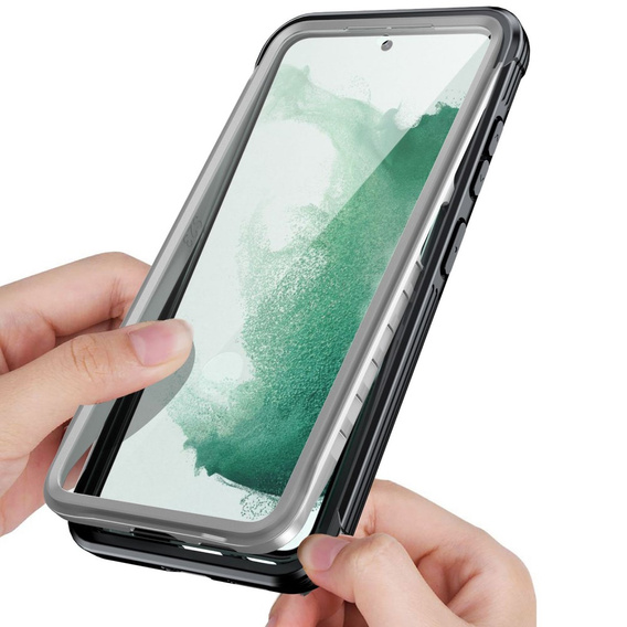 Carcasă pentru Samsung Galaxy S22, Shockproof, cu folie, negru
